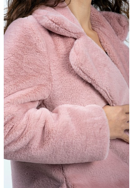 Kadın Yumuşacık Peluş Kürk Kaban modelleri