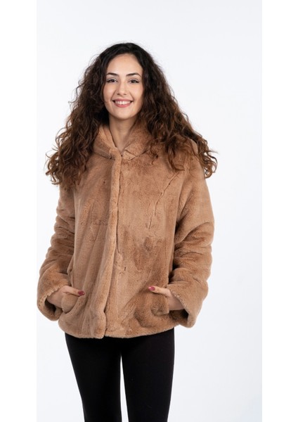 Kadın Yumuşacık Peluş Kürk Kaban fiyatları