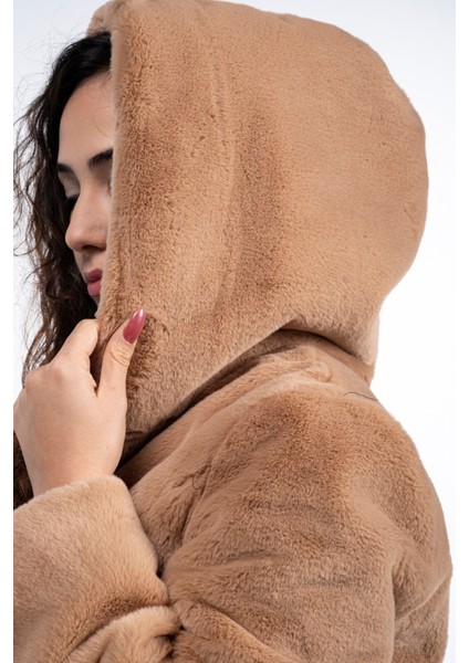 Kadın Yumuşacık Peluş Kürk Kaban indirimleri