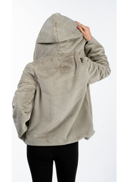 Kadın Yumuşacık Peluş Kürk Kaban fiyatları