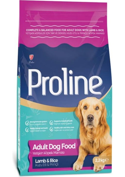 Pro Line Kuzulu ve Pirinçli Yetişkin Köpek Maması 2,2 kg