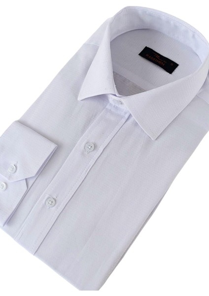 Erkek Silim Fit Armürlü Gömlek BGL-ST02492
