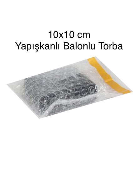 Yapışkanlı Balonlu Torba 10 x 10 cm 100 Adet