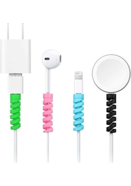 Apple Iphone 6 Plus Kılıf A+++ Dora Silikon Kapak + Kablo Koruyucu