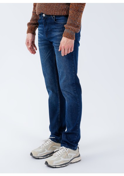 Indigo Erkek Denim Pantolon