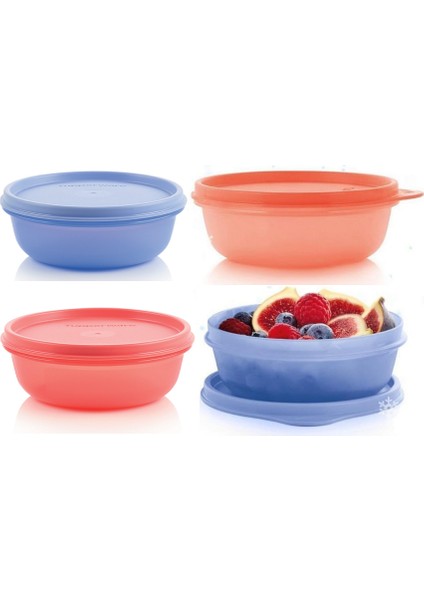Buzdolabı Saklama Kabı 4X300 ml Şeker Kaplar Hsgl