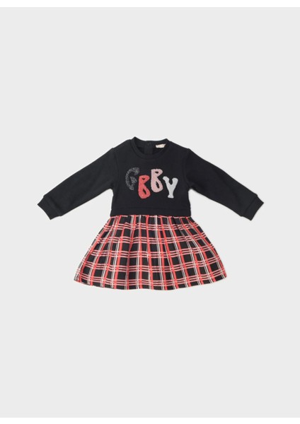 GB Bayb Layette Elbise, 18-24 Ay, Siyah