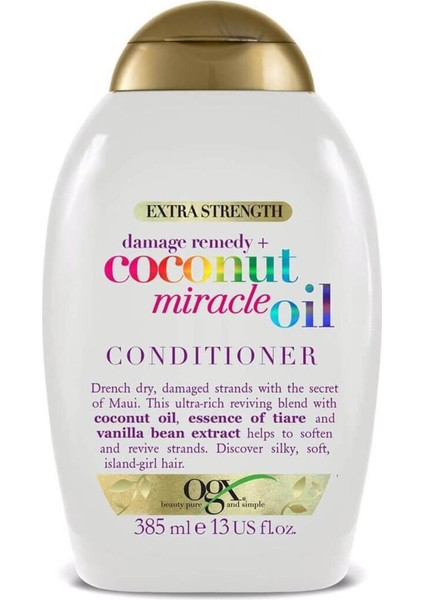 Saç Kremi Coco Miracle Oil 385 Ml