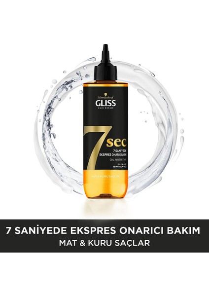 7 Second Sıvı Bakım Kremi Oil Nutritive 200 Ml fiyatları