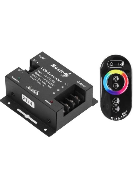 RGB Touch-Dokunmatik Led Kontrol Ses Ve Müzik Kumandası 12-24V