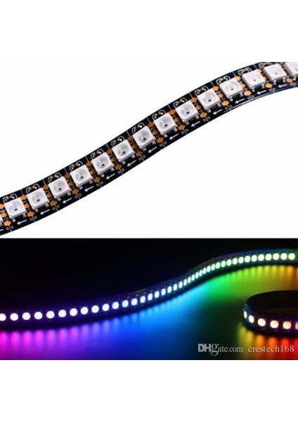 2812B 144 Ledli Argb 5V Pixel Şerit Led Magic Led 1m