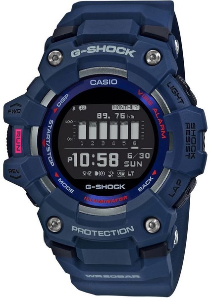 G-Shock G-Squad GBD-100-2DR Kol Saati