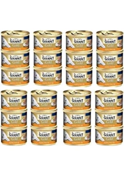 Gourmet Gold Kıyılmış Hindi Etli Kedi Konservesi 85GR 24LÜ