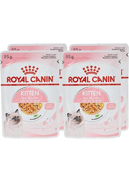 Kitten Jelly Yavru Kedi Pouch Yaş Mama 85 gr x 12 Adet fiyatları