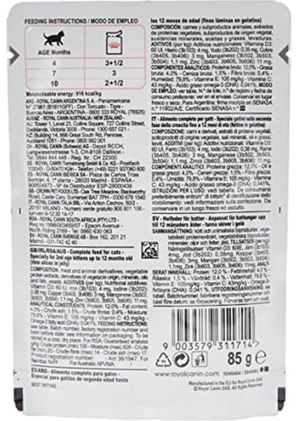 Kitten Jelly Yavru Kedi Pouch Yaş Mama 85 gr x 12 Adet modelleri