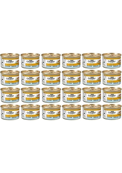 Gourmet Gold Okyanus Balığı & Sebzeli Konserve Kedi Maması - 85 gr x 24 Adet fiyatları