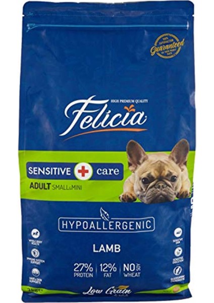 Kolajen Destekli Hipoalerjenik Kuzulu Yetişkin Küçük Irk Köpek Maması 3KG