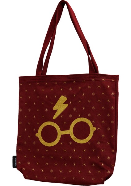 Harry Potter Gözlük Bez Çanta Kol ve Omuz Çantası, Bez Poşet, Alışveriş Çantası