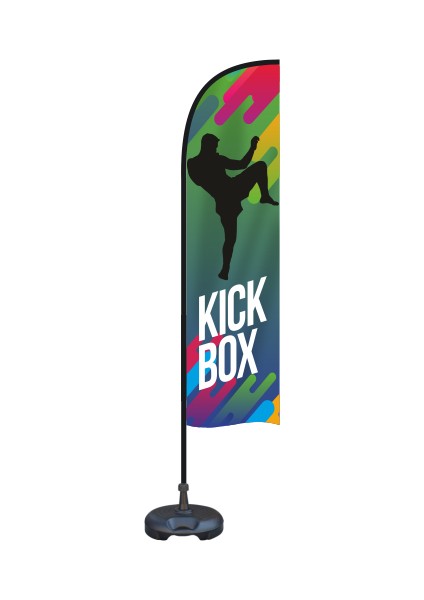 Kick Box Yelken Bayrak