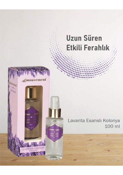 80 Derece Kolonya - Lavanta - 1 *100 Ml