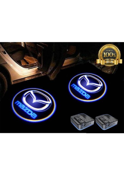 Mazda Araçları Için Kapı Altı Logo 7 LED Projektör (2 Adet)