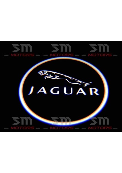 Jaguar Araçları Için Kapı Altı Logo 7 LED Projektör (2 Adet)