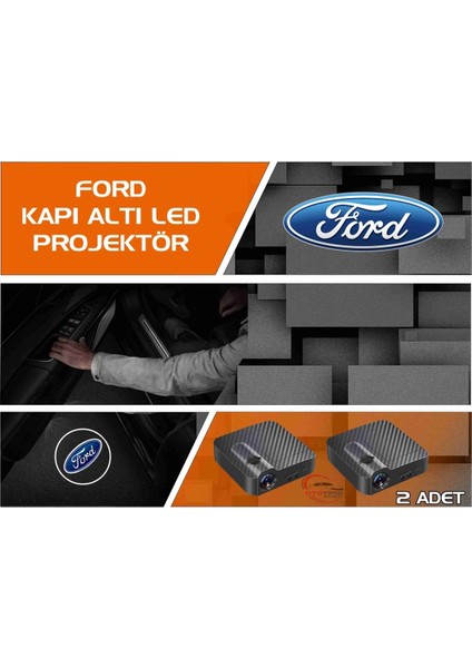 Ford Araçları Için Kapı Altı Logo 7 LED Projektör (2 Adet)