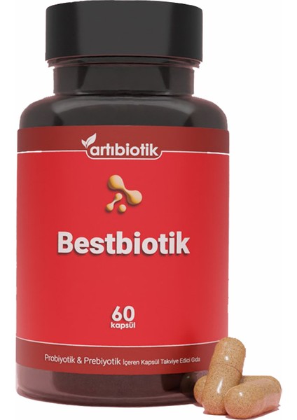 Artıbiotik Bestbiotik 60 Kapsül