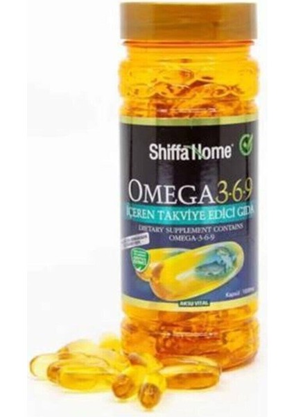 Shiffa Home Omega 3-6-9 Balık Yağı 100 Kapsül