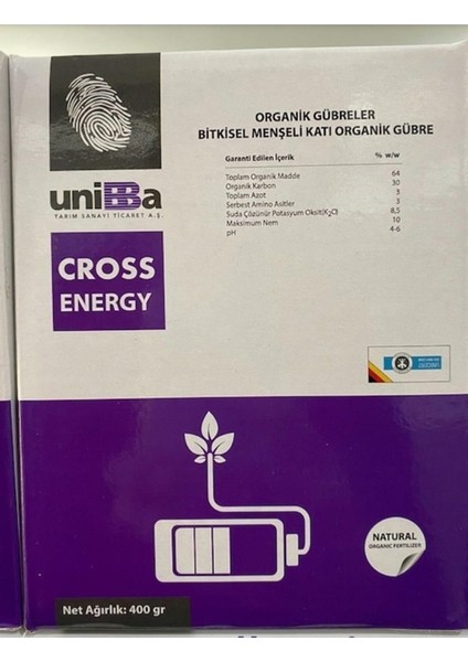 Bitkisel Menşeyli Organik Gübre Cross Energy