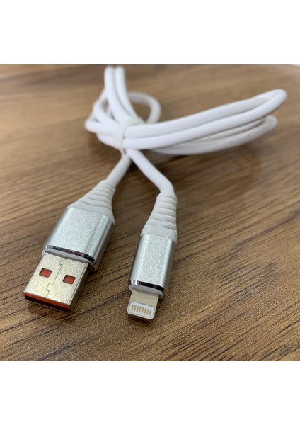 1 Metre 1mt 2.4 Amper Iphone Iphone Uyumlu Şarj Aleti Kablosu 5 6 7 8 Plus Xs Max Lightning USB Kablosu Lightning USB Kablosu fiyatları
