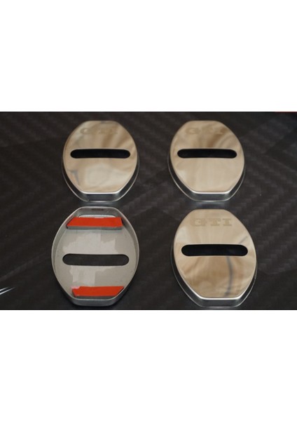 Volkswagen Gti Krom Metal 3m Kapı Kilidi Logo 4 Lü Set fırsatları