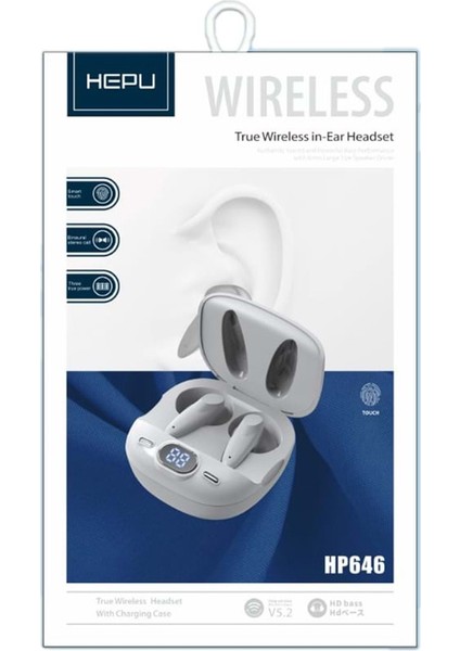 HP646 Tws Kablosuz Kulak Içi Bluetooth Kulaklık fiyatları
