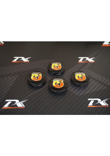 Fiat Abarth Jant Göbeği Kapak Seti 60MM