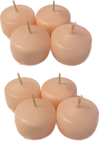 Lecarbee Candles 8’li Küçük Yüzen Mum - Pembe