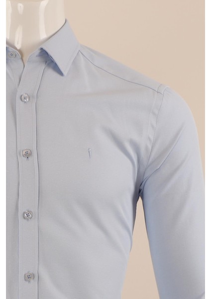 Uzun Kol Slim Fit Desenli Gömlek fırsatları