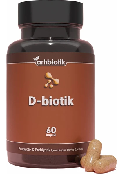 Doğadan Bizim Artıbiotik D-Biotik 60 Kapsül