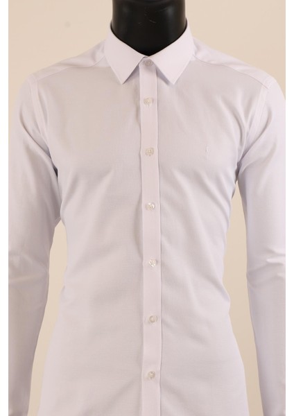 Uzun Kol Slim Fit Desenli Gömlek fiyatları