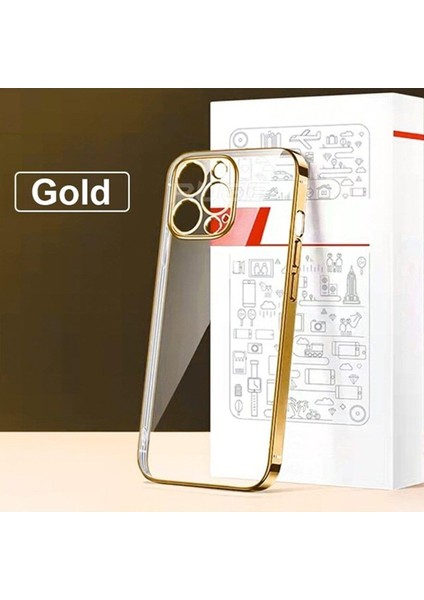 Apple iPhone 14 Pro Max Lazer Kamera Lens Korumalı Plating Telefon Kılıf&kapak