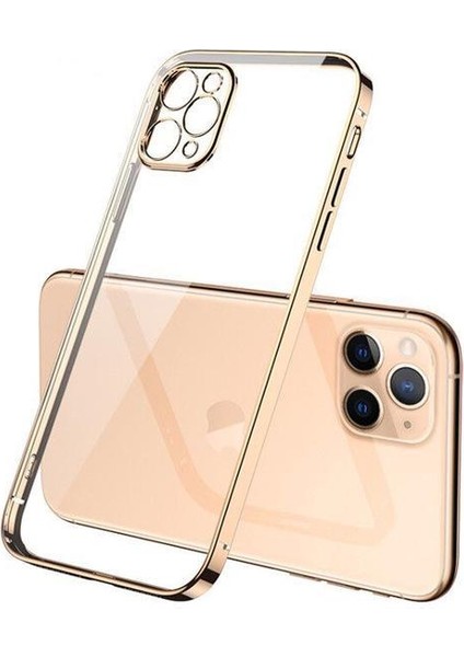 Apple iPhone 14 Pro Max Lazer Kamera Lens Korumalı Plating Telefon Kılıf&kapak