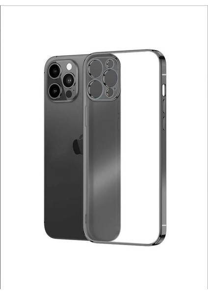 Apple iPhone 14 Pro Lazer Kamera Lens Korumalı Plating Telefon Kılıf&kapak