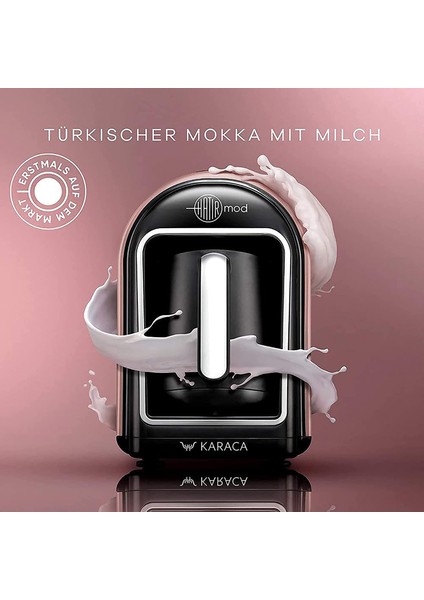 Hatır Mod Sütlü Türk Kahve Makinesi, 300 ml 5 Fincan, ‎735 W, Sütlü Içecek Ayarı, Otomatik Kapanma, Rose Gold