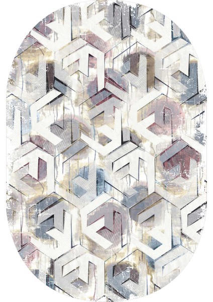 Dijital Baskılı Kaymaz Taban Yıkanabilir Oval 2'li Klozet Takımı Banyo Paspası NOKZ-HT-484 fiyatları