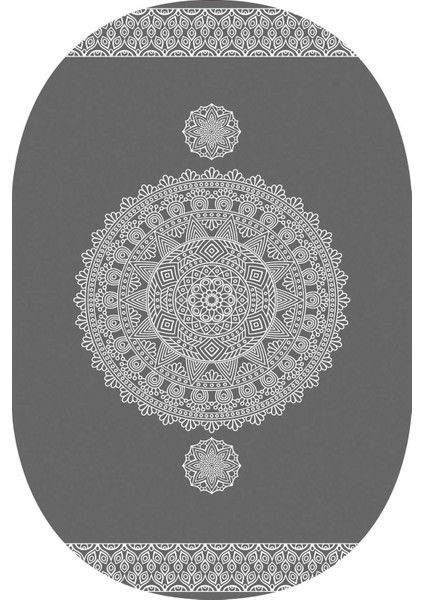 Dijital Baskılı Kaymaz Taban Yıkanabilir Oval 2'li Klozet Takımı Banyo Paspası NOKZ-SD-621 fiyatları