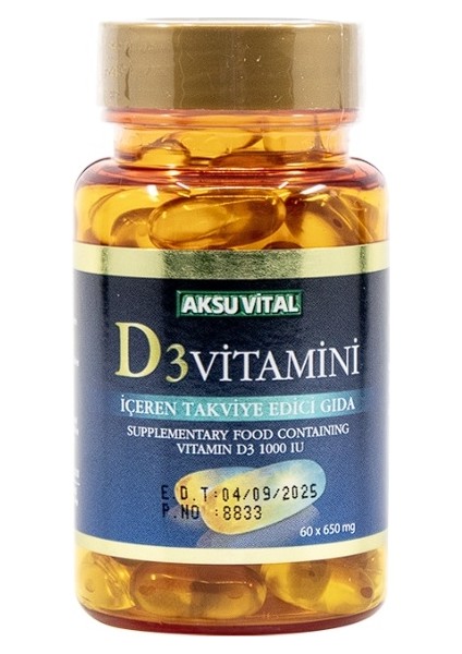 Vitamin D3 60 Softjel