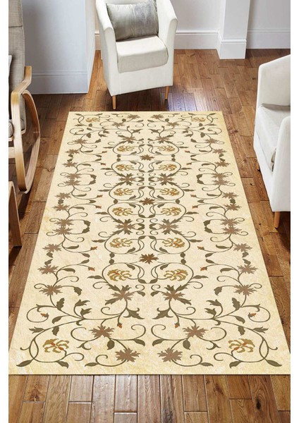 Dijital Kaymaz Taban Yıkanabilir Salon Halısı Mutfak Halısı Koridor Halısı Yolluk ND-HS-197