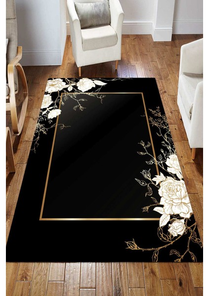 Dijital Kaymaz Taban Yıkanabilir Salon Halısı Mutfak Halısı Koridor Halısı Yolluk ND-HS-272