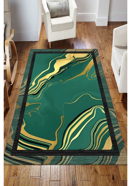Dijital Kaymaz Taban Yıkanabilir Salon Halısı Mutfak Halısı Koridor Halısı Yolluk ND-HS-254