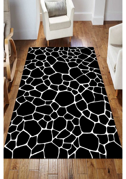 Dijital Kaymaz Taban Yıkanabilir Salon Halısı Mutfak Halısı Koridor Halısı Yolluk ND-HS-484