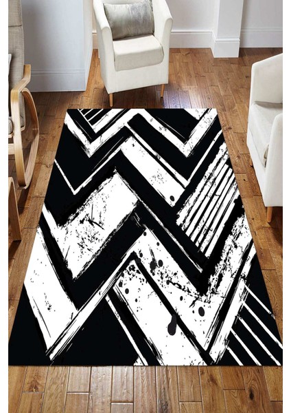 Dijital Kaymaz Taban Yıkanabilir Salon Halısı Mutfak Halısı Koridor Halısı Yolluk ND-HS-401